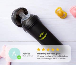 Dubbel Anti-kolik Nappflaska LT 340 ml Batman