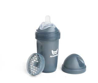 Dubbel Anti-kolik Nappflaska 240 ml Iron Blue